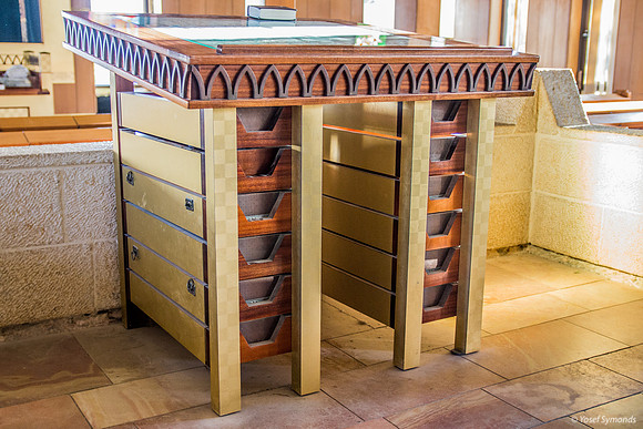 Table of Showbread Replica in Shiloh Synagogue 3