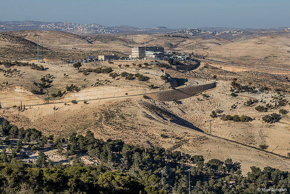 Israel Police Station Without Surrounding Development in E1 2301