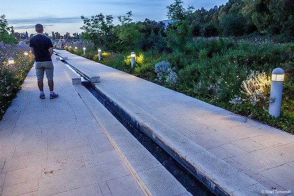 Water Channel Leading to Memorial Pool 1