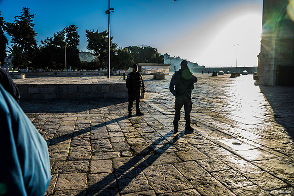 Walking East Into the Early Morning Sun 191205-1