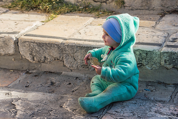 Basking in the Holiness of the Stones of the Temple Mount 191205-1