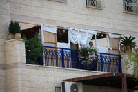 Flower and Sheet Sukkah 1