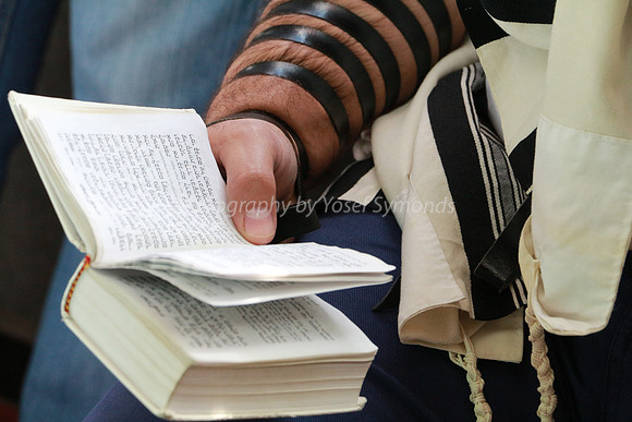 Prayer with Tallit, Tefillin and Siddur