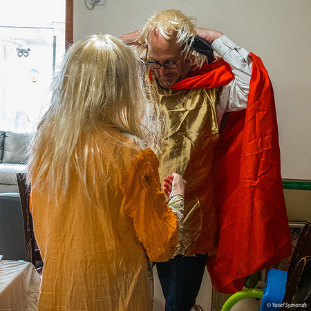 Scandanavians Dressing Up for Purim 240324-1