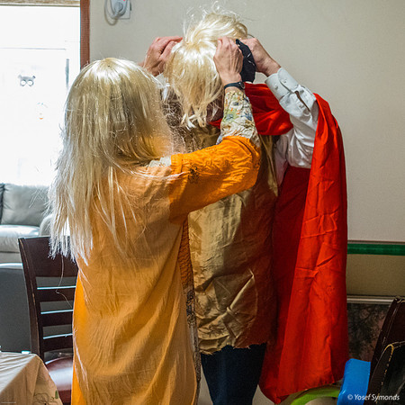 Scandanavians Dressing Up for Purim 240324-2