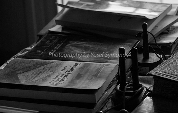 Books on Table 4