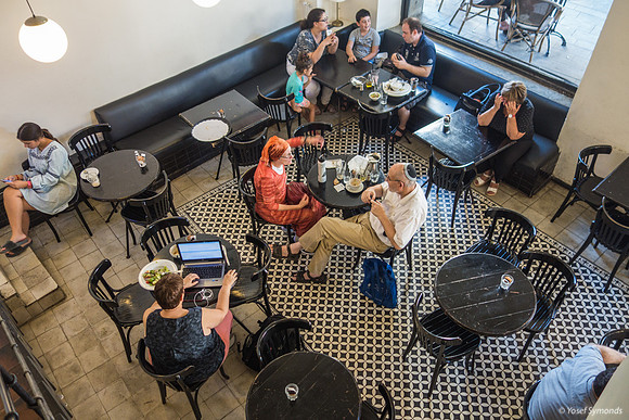 In a Restaurant Everyone Has Their Space