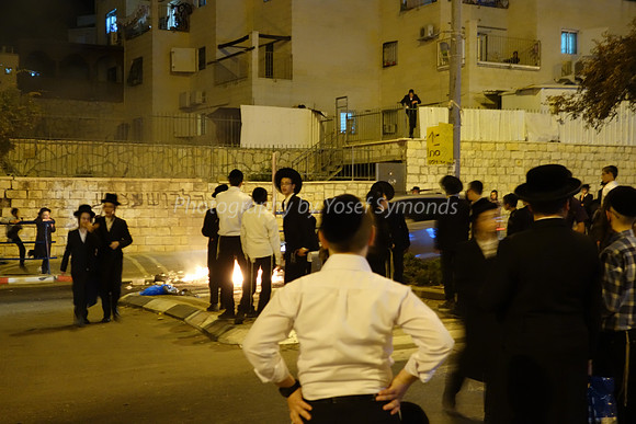 Fiery Demonstration in Ramat Beit Shemesh Bet 2