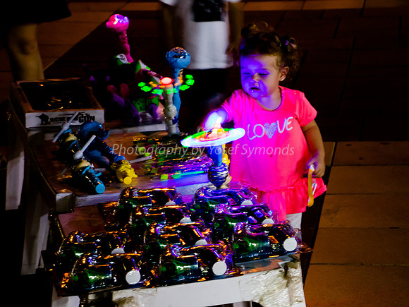 Little Girl Checking Toys
