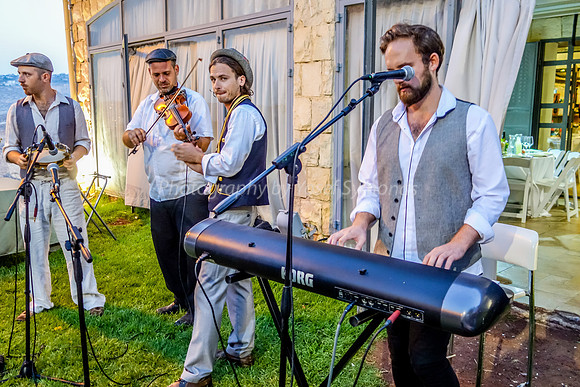 Wedding Band at Psagot Winery Binyamin