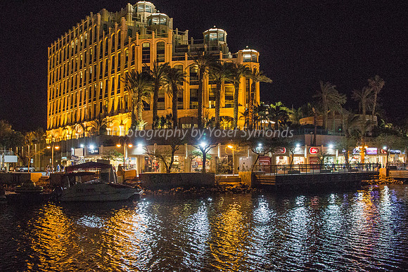 Hotel on Lagoon at Night 180603-1