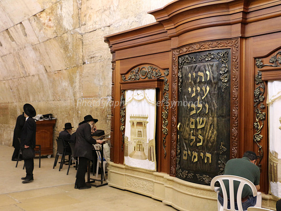 Men Praying at Kotel 6