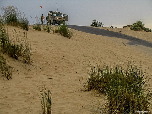 Dunes and Soldiers Gush Katif 050447-1