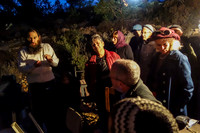 Visitors Being Addressed by Rabbi Meir Goldmintz of Givat Egoz 131204-12