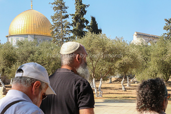 Heading West - Dome of Rock in Background 1