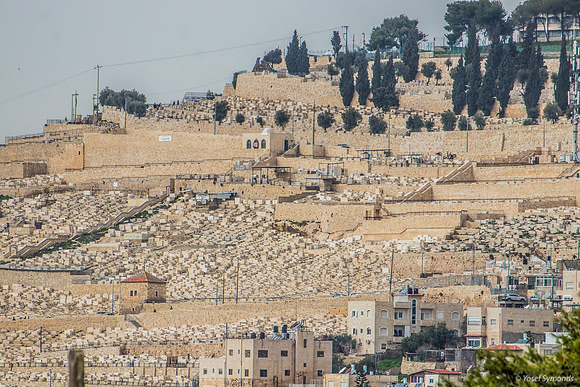 Mount of Olives Cemetery NW View 220306-1