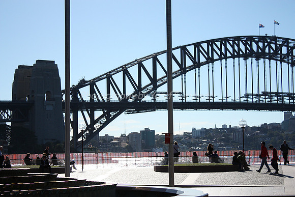 Sydney Harbour Bridge and Schoolchildren 2