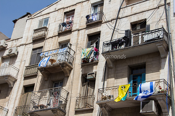Flag - King George Street, Jerusalem 1