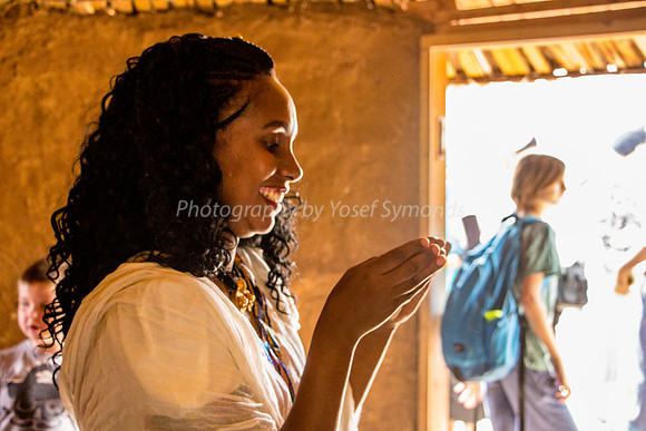 Photographer in Hut