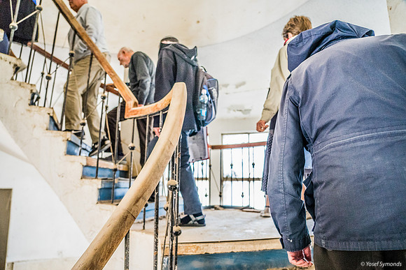 Participants Climbing Terminal Staircase 221107-2