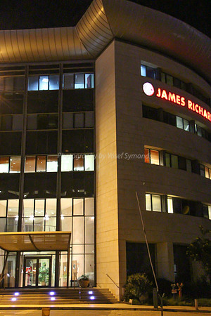 Golden Building at Night 3