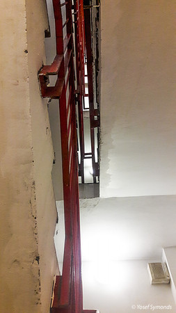 Shaar Hair Mall Staircase Railing Jerusalem 170712-3