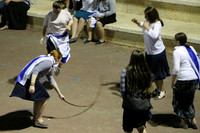 independence Day Celebration Girls Skipping 1