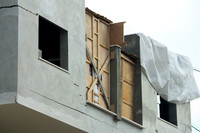 Sukkah Under Construction 2
