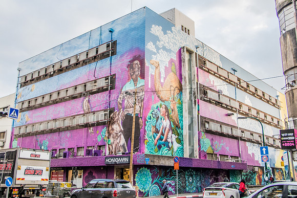 All Walls Are Fair Game for Graffiti in Tel Aviv 181220-3
