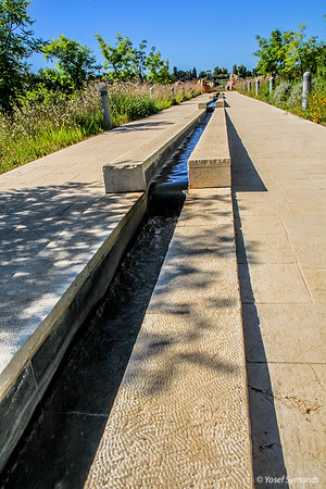 Water Channel Leading to Memorial Pool 5