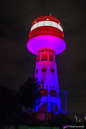 Migdal Haemek Tower - Night Lighting 200111-8