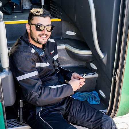 Bus Driver Taking a Break 221123-1