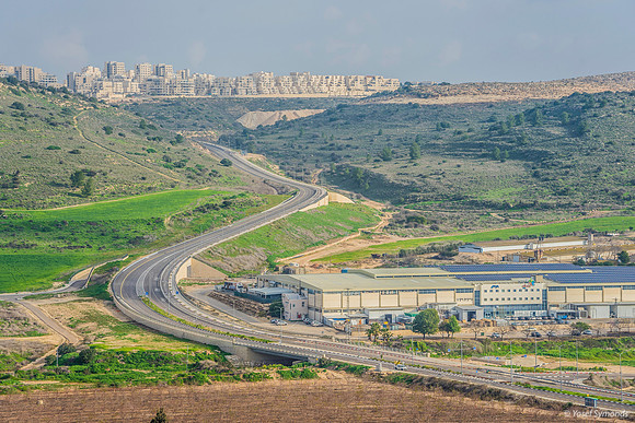 View Across Kibbutz Netiv Halamed Hey with Ramat Beit Shemesh in Background 200216-3