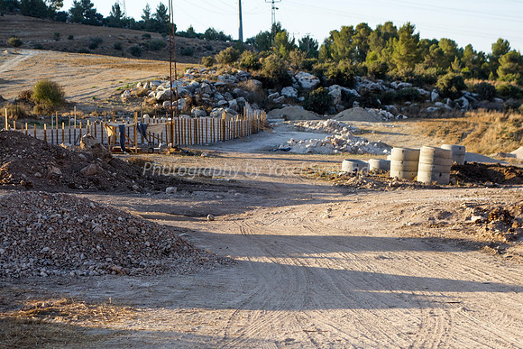 Mishkafayim Construction Looking North