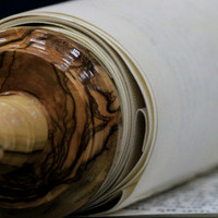 Scribe and Artifacts of Hachnasat Sefer Yehoshua 140213-13
