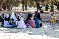 Arab Women in Circle and Girls 250731-2