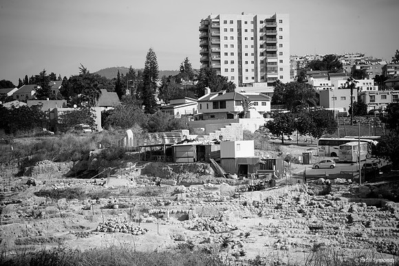 Looking Over to Excavations on East and Beit Shemesh 191121-1