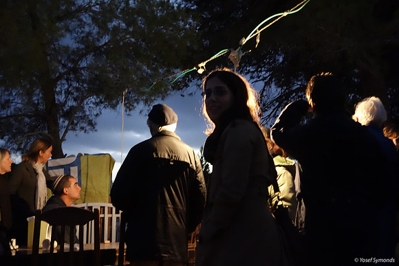 Visitors Being Addressed by Leader of Givat Egoz 131204-2