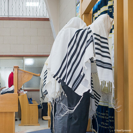 Kohanim Preparing to Bless the Congregants  191020-3