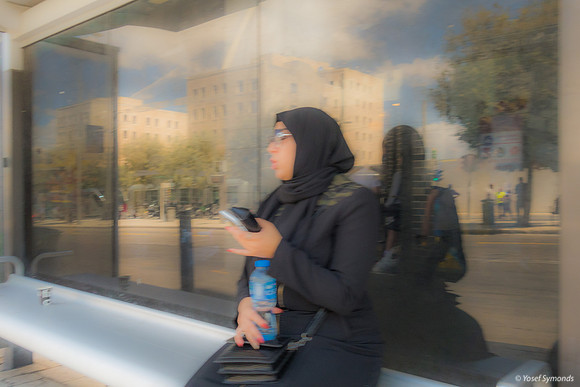 Sunday Morning Near Jerusalem Central Bus Station 220626-6