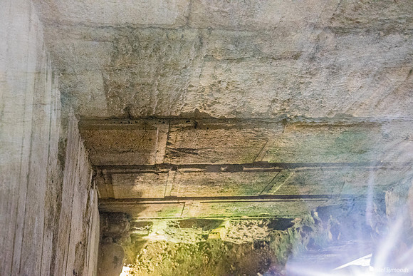 Following Western Wall Below Ground to Bedrock 190509-3