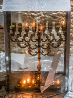 Broken Door on Glass Chanukah Case! 191228-1
