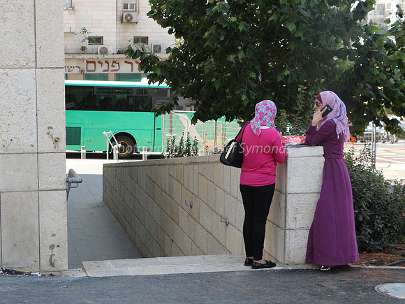 Colorful Arab Ladies in Jeruslaem