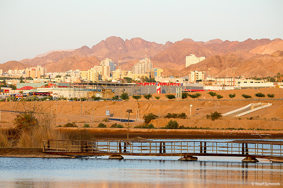 Southern Lake with Eilat in Background 4