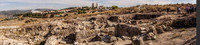 Panorama Looking North at Excavations  Beit Shemesh in Background 191121-4