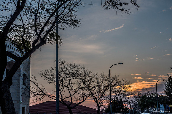 Sunset in Ramat Beit Shemesh Alef 190404-2