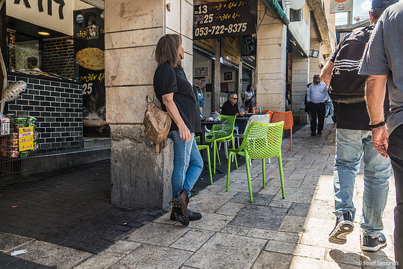 Sunday Morning Near Jerusalem Central Bus Station 220626-7