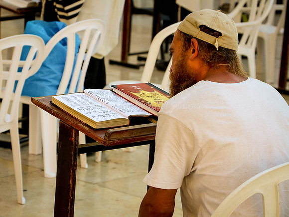 Man Praying at Kotel 3