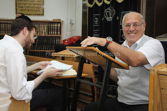 UK born Rabbi Yossi Posen and student Alan