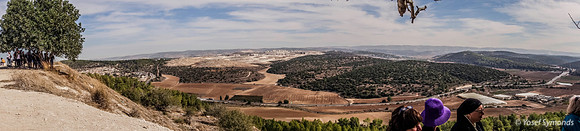 Panorama from Tel Azeka East Across Elah Valley 191121-4